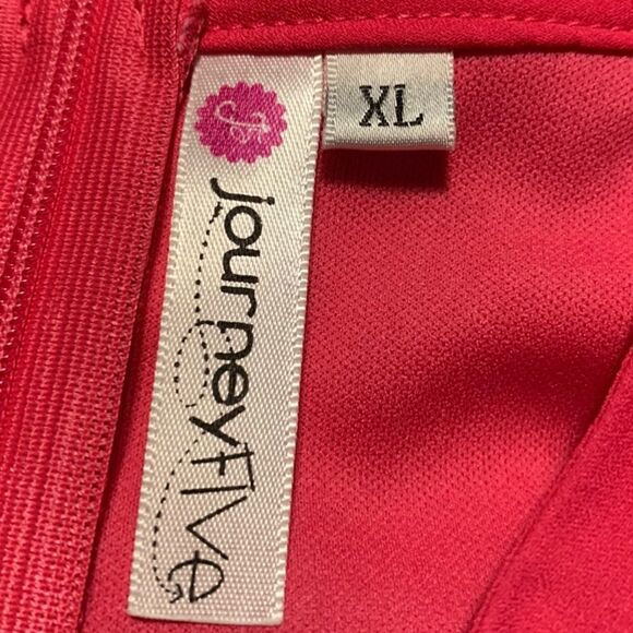 Journey Five Hot Pink Lace Dress Sz XL - Picture 3 of 5